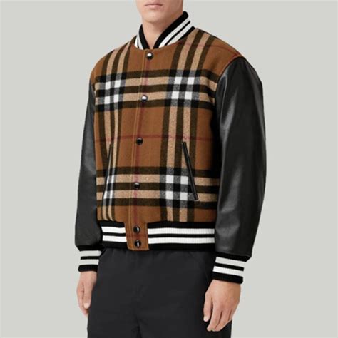 burberry varsity jacket custom|burberry anorak jacket.